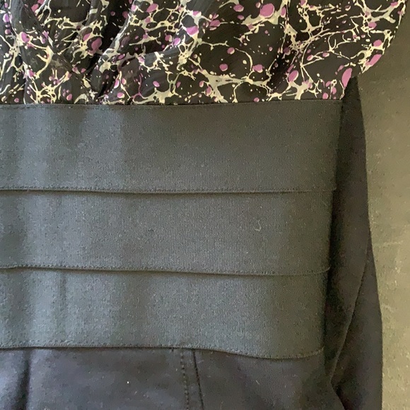 MAX STUDIO size L purple lace top V-neck dress in excellent condition - Picture 6 of 6